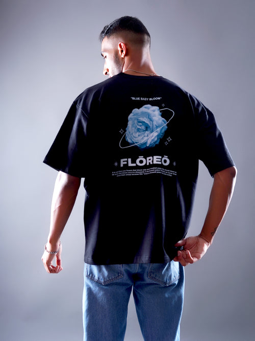 Blue Bloom Streetwear Tee